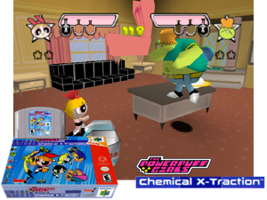 Powerpuff Girls, The - Chemical X-Traction (USA) Cover